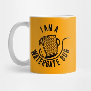 US Political History - Anti-Nixon I Am A Watergate Bug Political Campaign Button Anti-Republican Presidential Scandal Mug